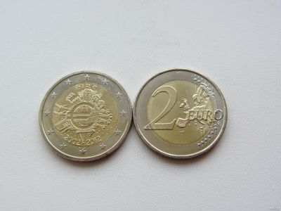 Лот: 13513164. Фото: 1. Ирландия 2 евро 2012 " 10 лет... Европа
