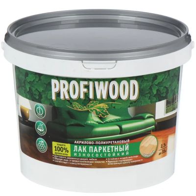 Лот: 24077048. Фото: 1. Лак Profiwood, паркетный, водно-дисперсионный... Краски, лаки, растворитель