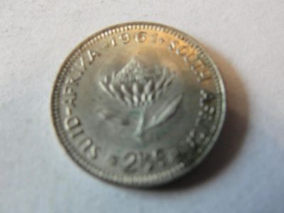 Лот: 4928417. Фото: 1. Южная Африка, 2 1/2 Cents, 1961... Африка