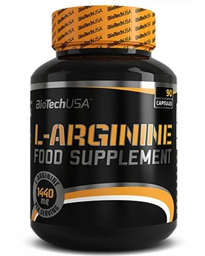 Лот: 10869076. Фото: 1. L-Arginine 90 капс. BioTech (спортивное... Спортивное питание, витамины