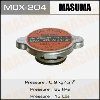 Лот: 14105390. Фото: 1. Крышка радиатора "Masuma" MOX-204... Двигатель и элементы двигателя