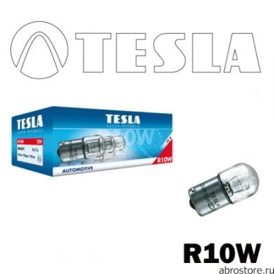 Лот: 8226160. Фото: 1. TESLA R10W лампа автомобильная... Оптика и освещение