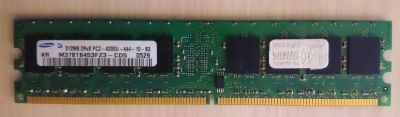 Лот: 10226814. Фото: 1. Samsung 512mb 2Rx8 PC2 4200U 444... Оперативная память