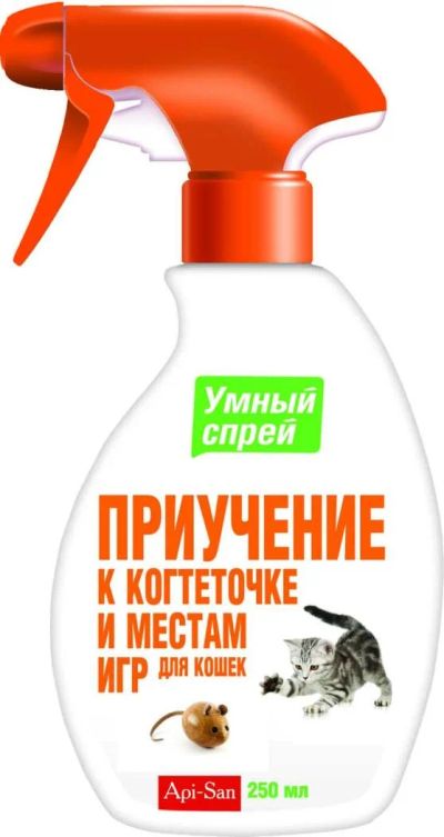 Лот: 7171710. Фото: 1. Умный спрей Приучение к когтеточке. Другое (животные и уход)