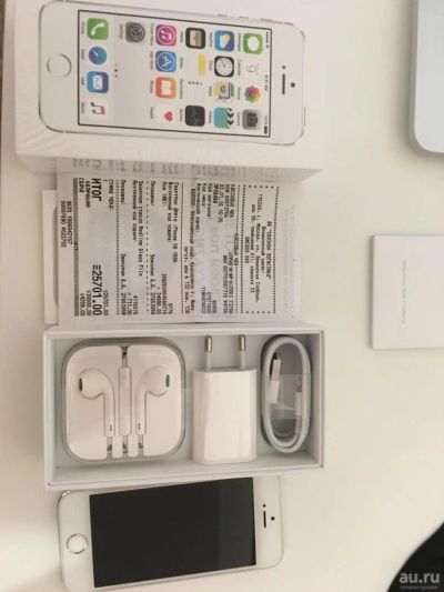 Лот: 9916459. Фото: 1. Apple IPhone Айфон 5s 16 GB Silver... Смартфоны