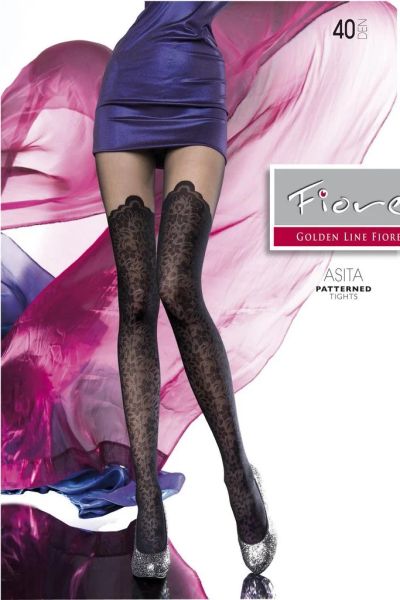 Лот: 8817693. Фото: 1. колготки fiore g5593 asita black... Колготки, чулки
