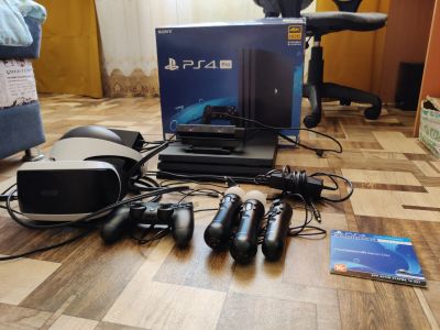 Лот: 23608445. Фото: 1. PS4 Pro+ PS VR+ 2Move+камера... Игровые приставки, консоли