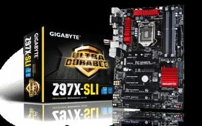 Лот: 10263465. Фото: 1. Матринская плата gigabyte GA-Z97X-SLI... Материнские платы