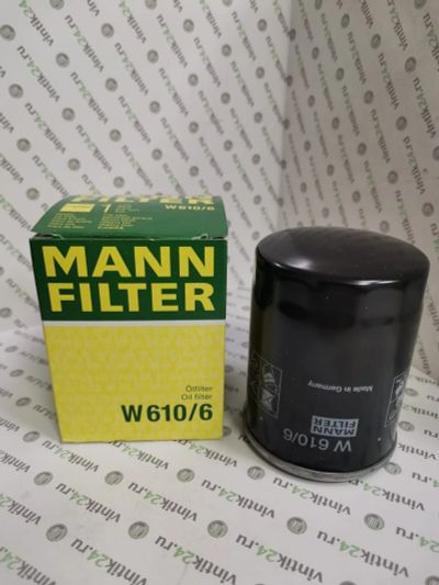 Лот: 19893643. Фото: 1. Масляный фильтр Mann W610/6 для... Расходные материалы