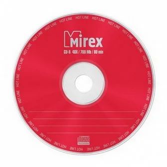 Лот: 11100446. Фото: 1. Диск CD-R Mirex hotline 700 Мб... CD, DVD, BluRay