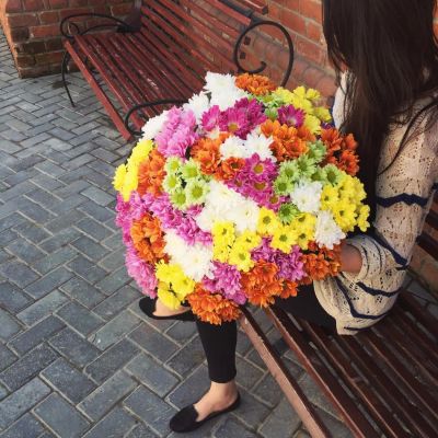 Лот: 7271751. Фото: 1. Сборный букет. Цветы на Щорса... Свежие цветы