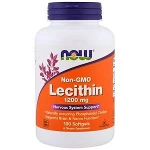 Лот: 19103795. Фото: 1. Лецитин (lecithin), 1200мг, 100кап. Спортивное питание, витамины
