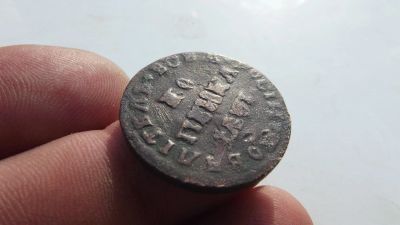 Лот: 10042354. Фото: 1. 1 копейка Петра 1-го 1710 года... Россия до 1917 года