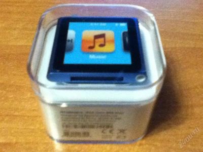 Лот: 2145420. Фото: 1. iPod nano 6g 8gb blue new. Плееры