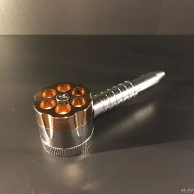 Лот: 15057309. Фото: 1. Трубка Six shooter & Grinder l... Аксессуары и запчасти для кальянов