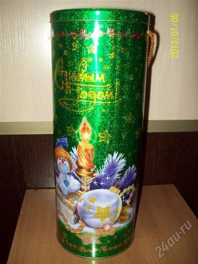 Лот: 2399339. Фото: 1. туба жестяная, высота 33см!, упаковка... Подарочная упаковка