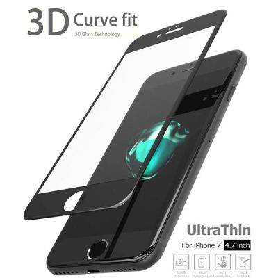 Лот: 10111920. Фото: 1. Матовое 3D стекло для iPhone 7... Защитные стёкла, защитные плёнки