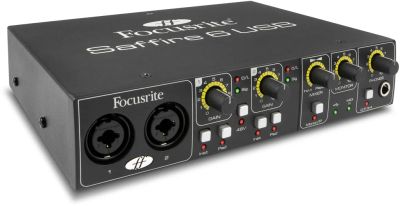 Лот: 4816192. Фото: 1. Внешняя звуковая аудиокарта Focusrite... Звуковые карты