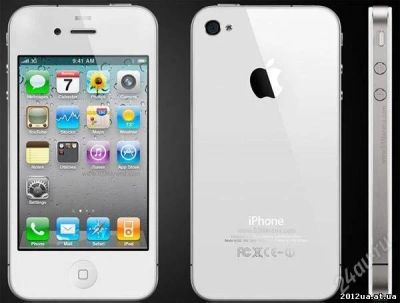 Лот: 2580199. Фото: 1. Apple iPhone 4 16gb (Белый) Работает... Смартфоны