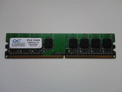 Лот: 3757711. Фото: 1. Оперативная память OCZ 512Mb PC2-5400. Оперативная память