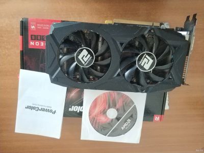 Лот: 15278279. Фото: 1. Видеокарта PowerColor Radeon RX... Видеокарты