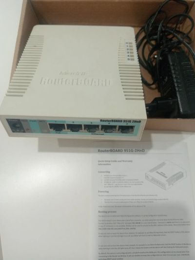 Лот: 24399050. Фото: 1. Роутер RouterBOARD 951G-2HnD... Маршрутизаторы (роутеры)