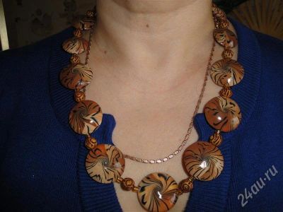Лот: 261957. Фото: 1. Изделия из полимерной глины колье... Колье