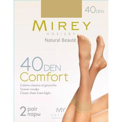 Лот: 8817738. Фото: 1. гольфы mirey comfort 40 nero. Колготки, чулки