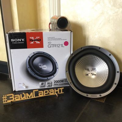 Лот: 15114843. Фото: 1. Автомобильный сабвуфер Sony XS-GTR121L... Сабвуферы