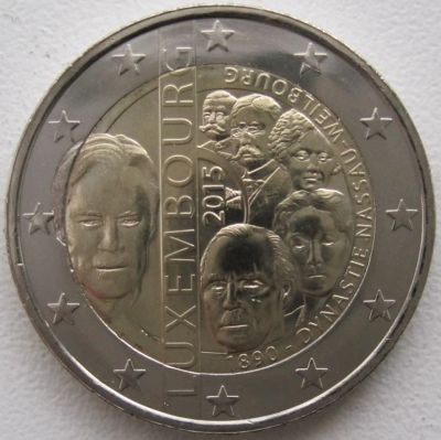 Лот: 6715678. Фото: 1. Люксембург 2 евро 2015. 125-летие... Европа