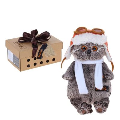 Лот: 11730461. Фото: 1. Мягкая игрушка Кот Басик в шлеме... Мягкие