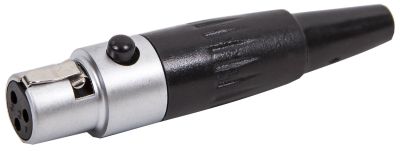 Лот: 18869683. Фото: 1. 3- контактный разъем mini XLR... Шнуры, кабели, разъёмы