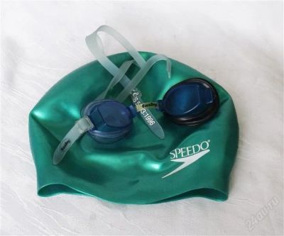 Лот: 2551535. Фото: 1. Очки и Speedo шапочка для плавания... Плавание
