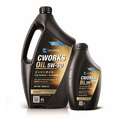 Лот: 20068180. Фото: 1. CWORKS OIL 5W30 SN/C3 ПРОМО КОМПЛЕКТ... Масла, жидкости