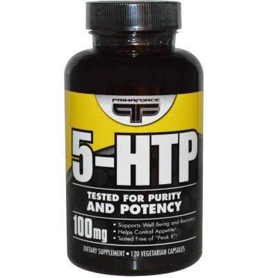 Лот: 9744612. Фото: 1. 5-HTP/100 мг/120 кап Primaforce... Спортивное питание, витамины