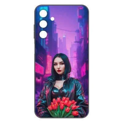 Лот: 25134934. Фото: 1. Чехол Krutoff Soft Case "Киберпанк... Чехлы, бамперы