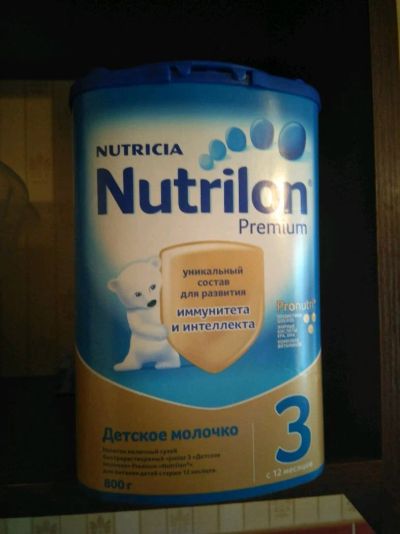 Лот: 12109140. Фото: 1. Смесь Nutrilon (Nutricia) 3 Premium... Всё для кормления