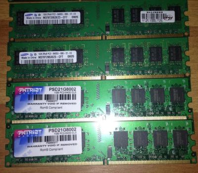 Лот: 4300999. Фото: 1. 2x1gb DDR2. Оперативная память