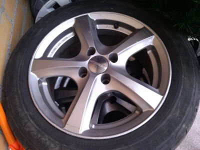 Лот: 4176758. Фото: 1. Литье R15 от Филдера (Toyota Fielder... Шины на дисках
