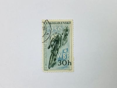 Лот: 23593857. Фото: 1. Спорт. Велосипедисты. Спорт. Чехословакия... Марки