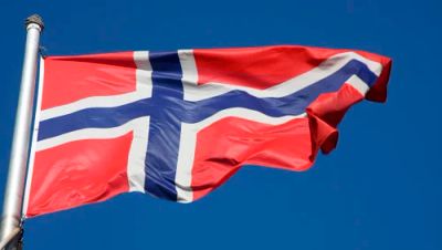 Лот: 11525678. Фото: 1. Флаг Норвегии 150 на 90 см. Флаги, гербы