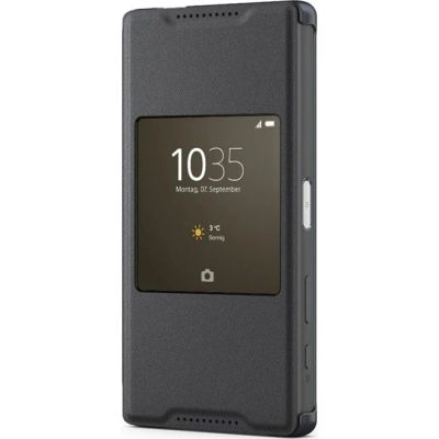 Лот: 10799224. Фото: 1. Чехол-книжка Sony SCR44 Чёрный... Чехлы, бамперы