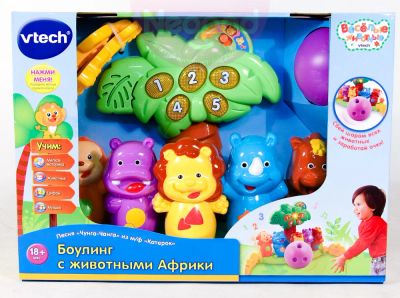 Лот: 5340877. Фото: 1. Vtech Боулинг с животными Африки. Развивающие