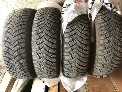 Лот: 16389545. Фото: 1. Michelin X-Ice North 4 195/60... Шины