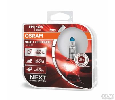 Лот: 4184533. Фото: 1. Комплект Ламп H1 Osram Night Breaker... Детали тюнинга