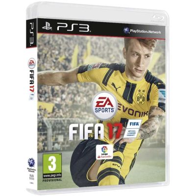 Лот: 9480854. Фото: 1. FiFa 17 PS3. Игры для консолей