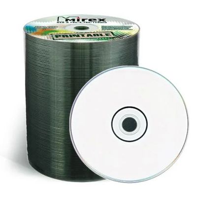 Лот: 8698891. Фото: 1. Диск DVD+R Mirex 4.7Gb 16x Printable... CD, DVD, BluRay