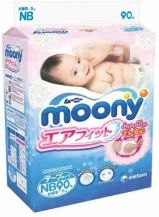 Лот: 16074094. Фото: 1. Подгузники Moony NB (90 шт). Детская гигиена