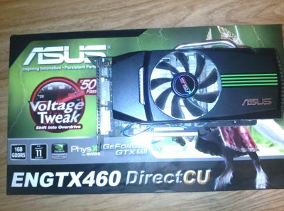 Лот: 4869135. Фото: 1. GeForce GTX460 GTX 460 ASUS DirectCU. Видеокарты