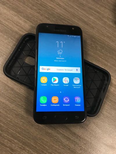 Лот: 11571799. Фото: 1. Смартфон Samsung Galaxy J3 (2017... Смартфоны
